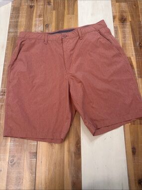 Horizon Bass Creek Outfitters Men’s Shorts  36 Rust Orange Casual Lightweight